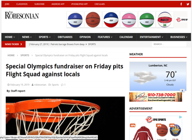 Special Olympics Fundraiser On Friday Pits Flight Squad Against