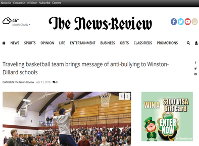 Traveling Basketball Team Brings Message Of Anti-Bullying To Winston-Dillard Schools